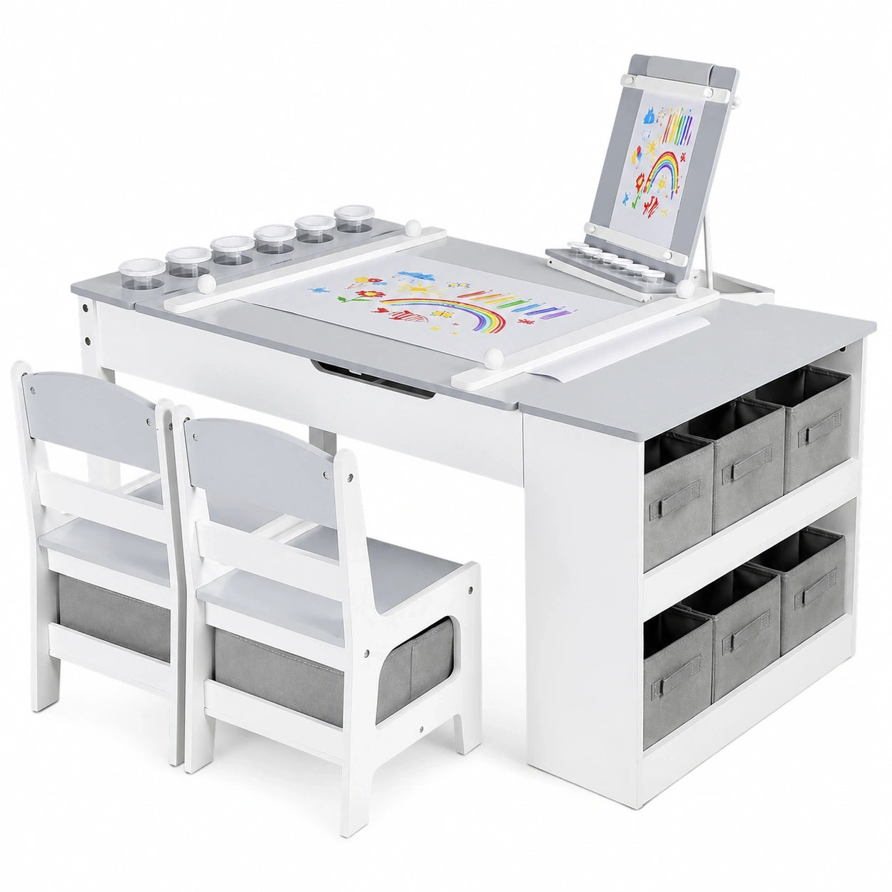 table-enfant-avec-rangement-et-chaises-plateau-relevable-gobelets-peinture-et-boites-en-tissu-des-3-ans-peuvbx1390qx